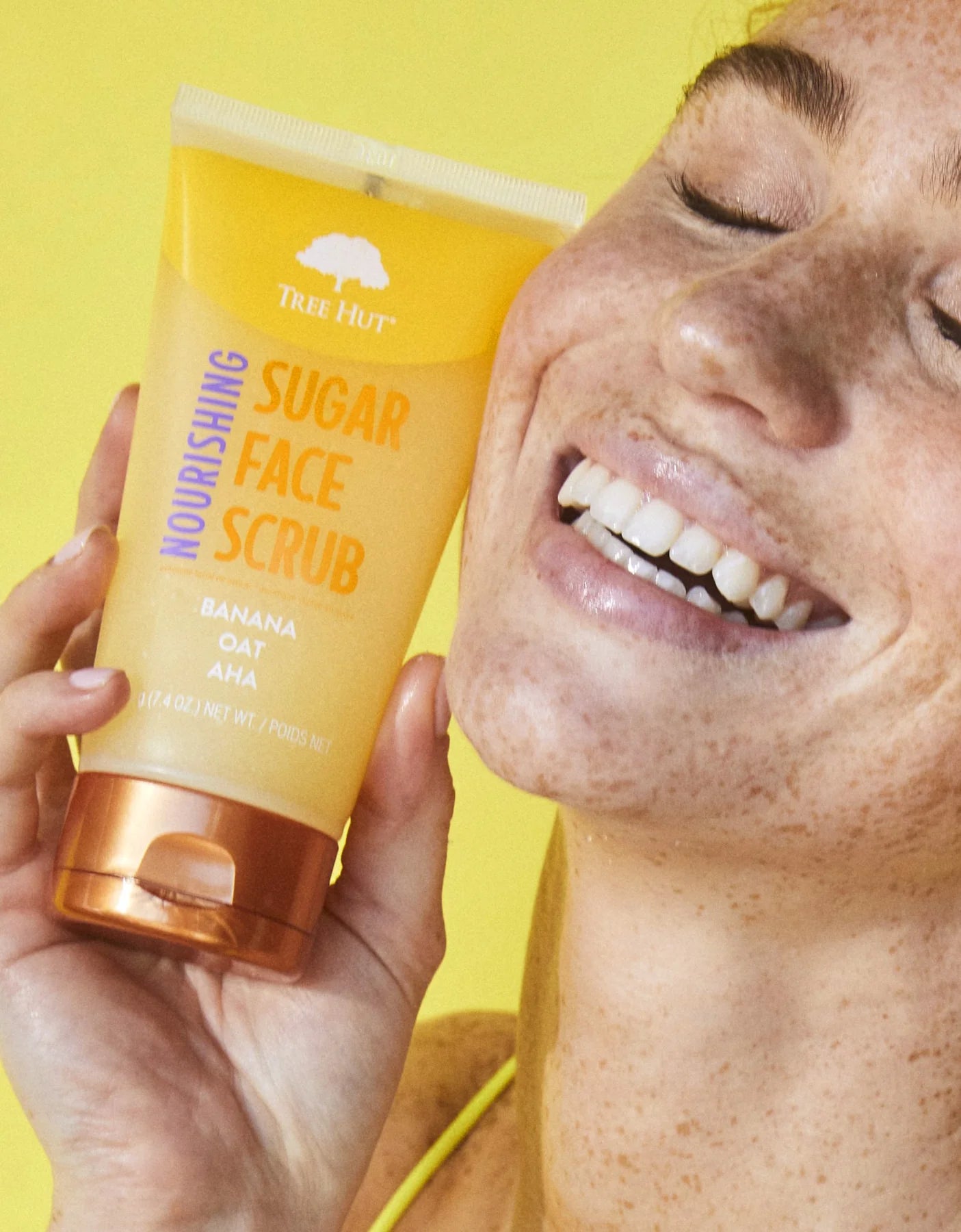Tree Hut - Sugar Face Scrub - Nourishing Banana & Oat