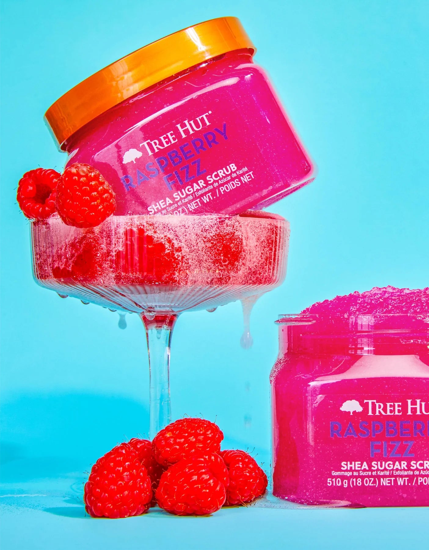 Tree Hut - Shea Sugar Scrub - Raspberry Fizz