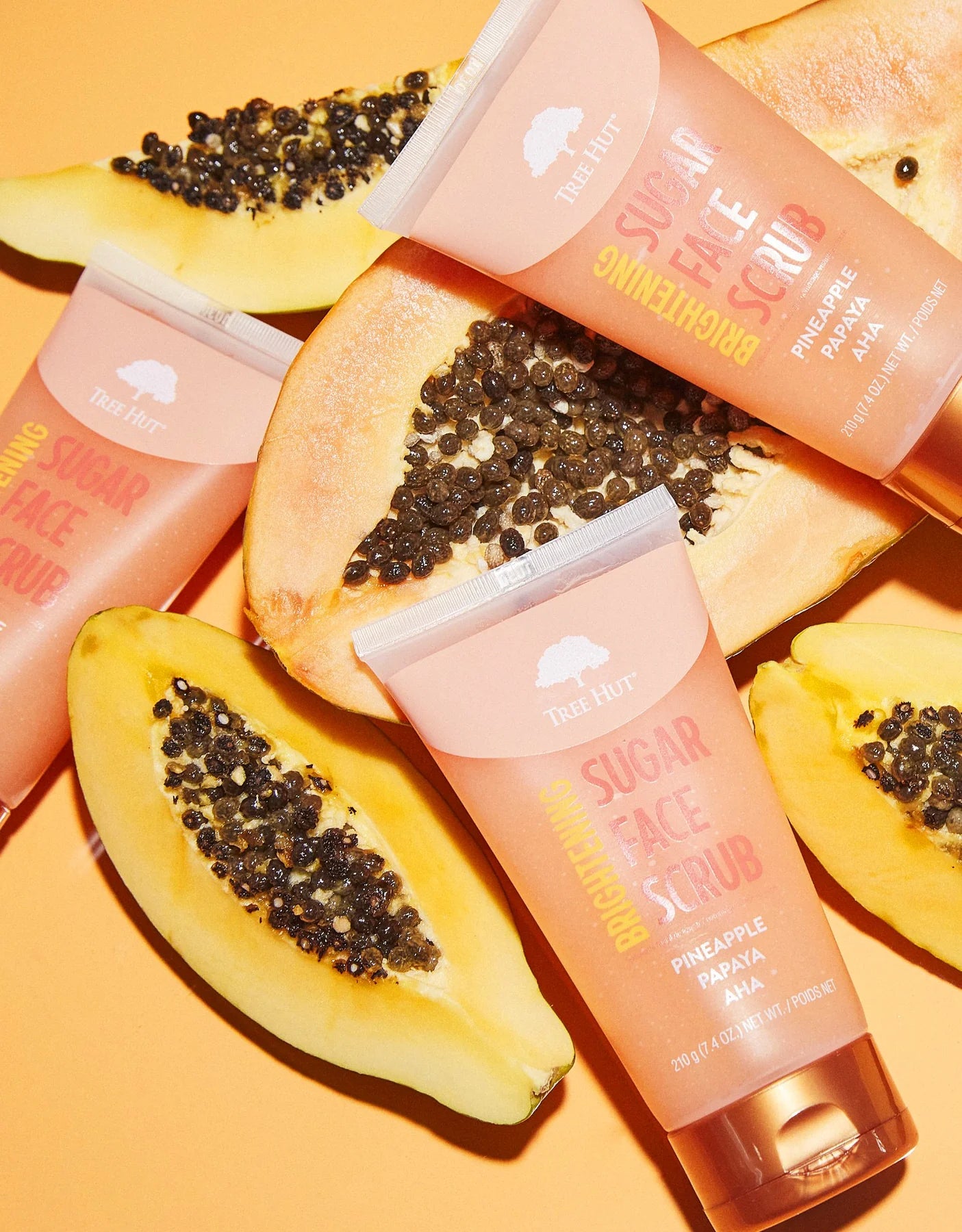 Tree Hut - Sugar Face Scrub - Brightening Pineapple & Papaya