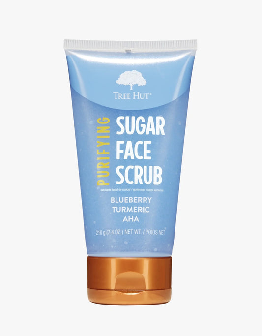 Tree Hut - Sugar Face Scrub - Purifying Blueberry & Turmeric