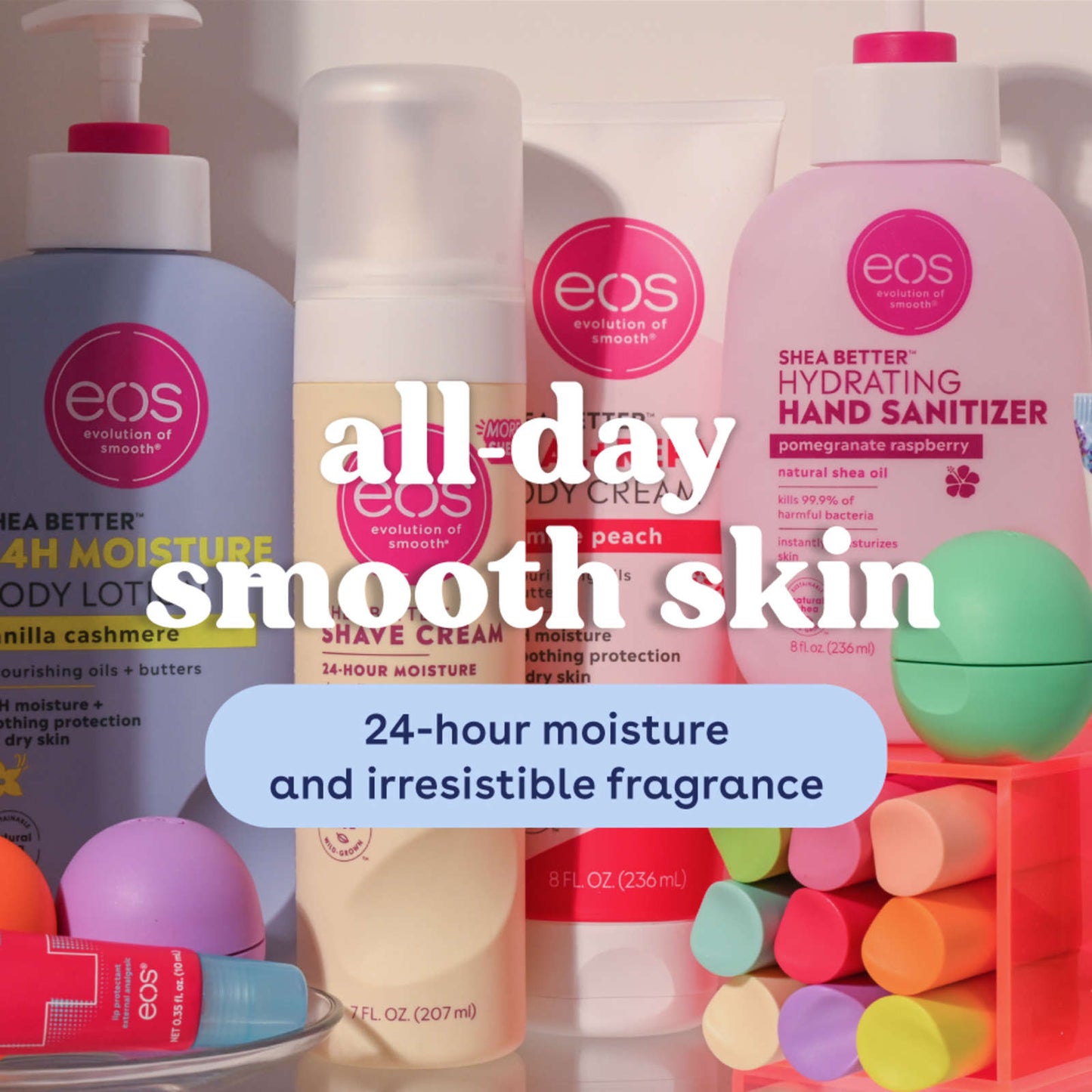 eos - Shea Better 24H Moisture Body Lotion - Vanilla Cashmere
